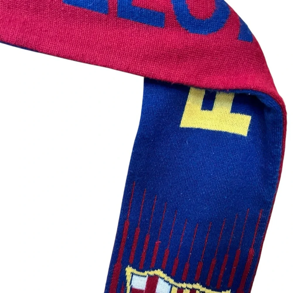FC Barcelona Home Scarf 62 Inch Soccer Football Fan Club Blaugrna Catalonia Gift